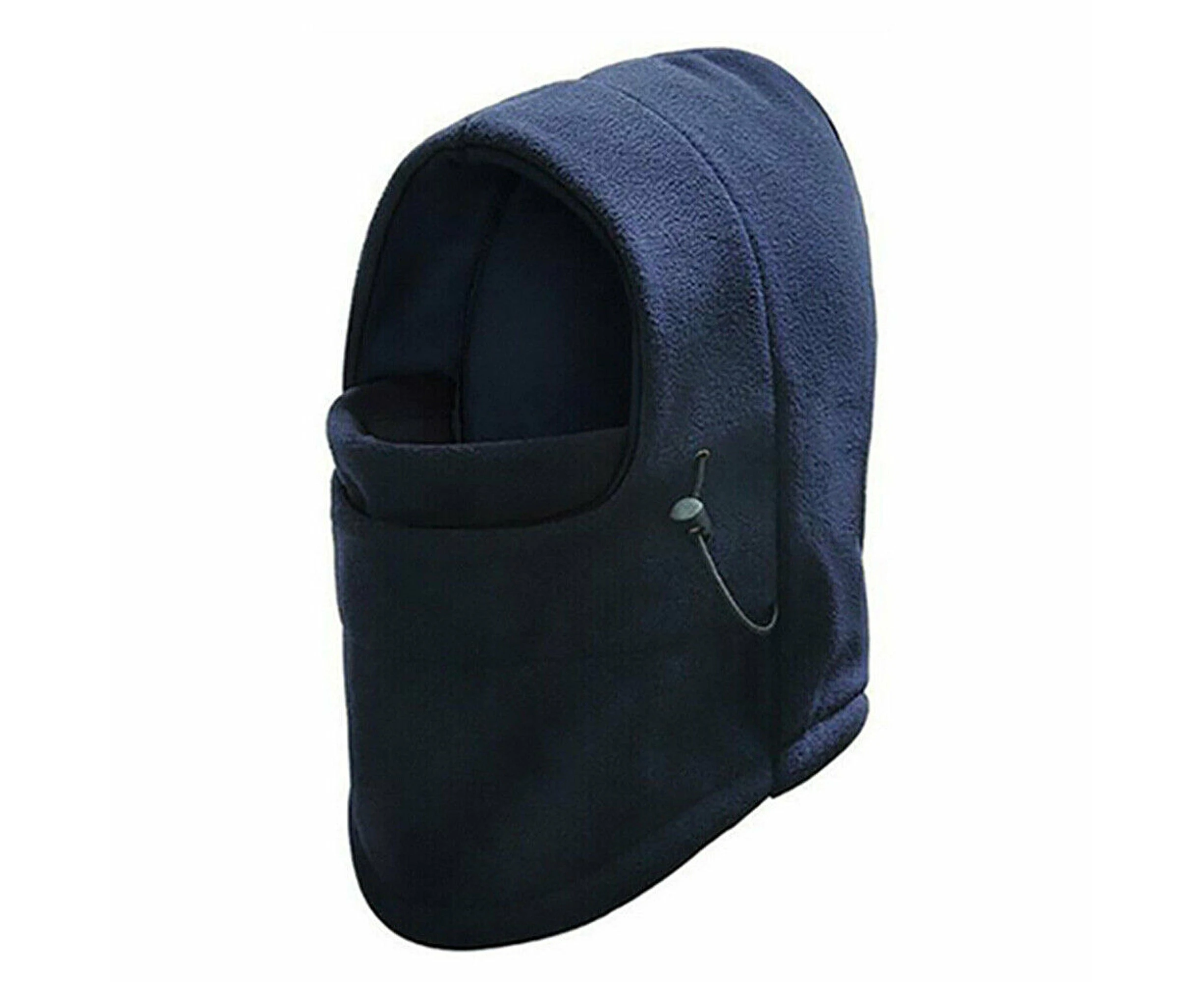 Thermal Fleece Hood Balaclava Winter Face Mask - Dark Blue Full Face Mask