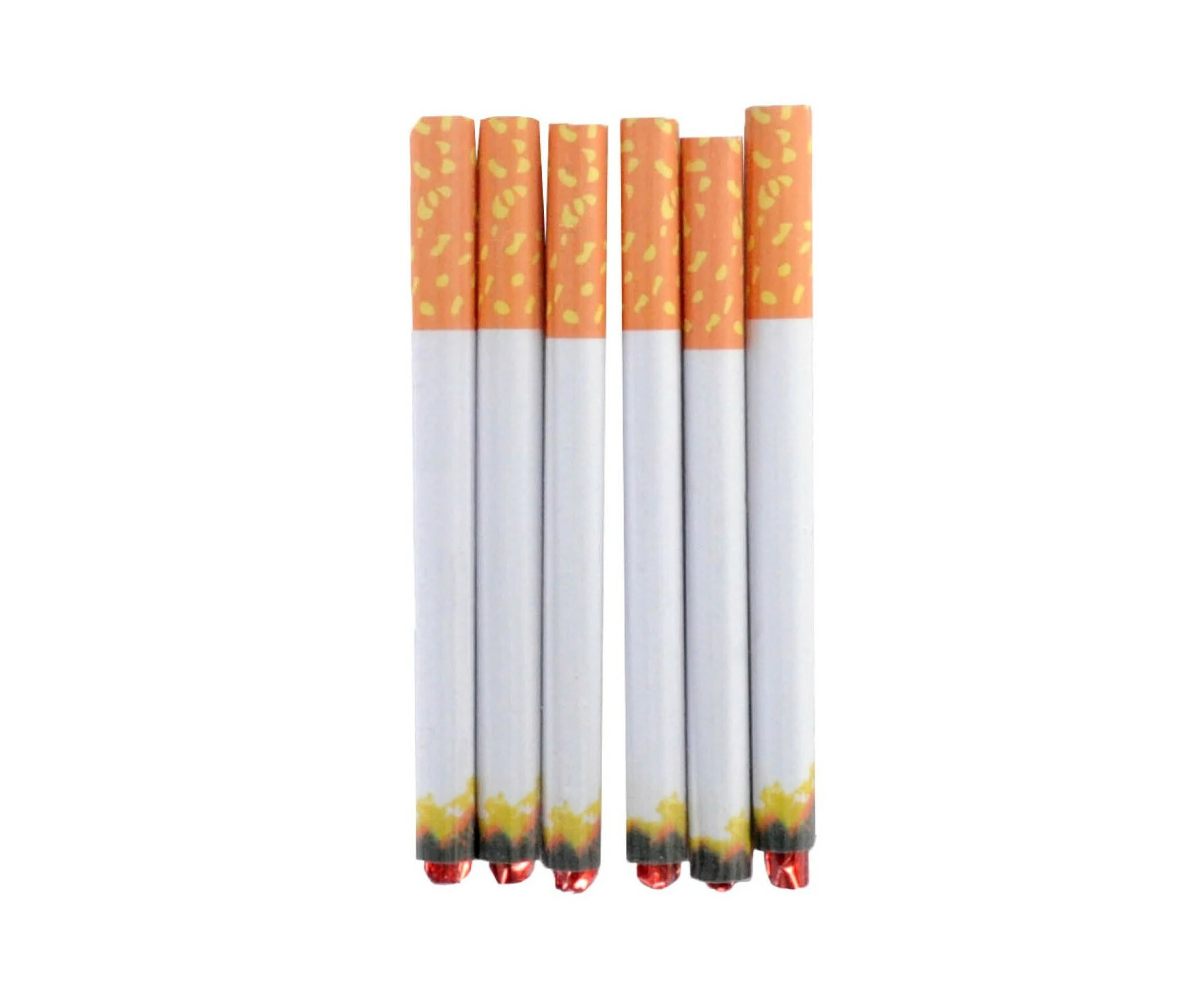 6pcs of Roaring 20s Gangster Flapper Fake Puff Lit Cigarettes