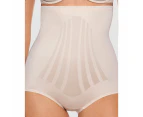 Miraclesuit Shapewear Lycra(R) FitSense(TM) Extra High Waist Shaping Brief in Warm Beige