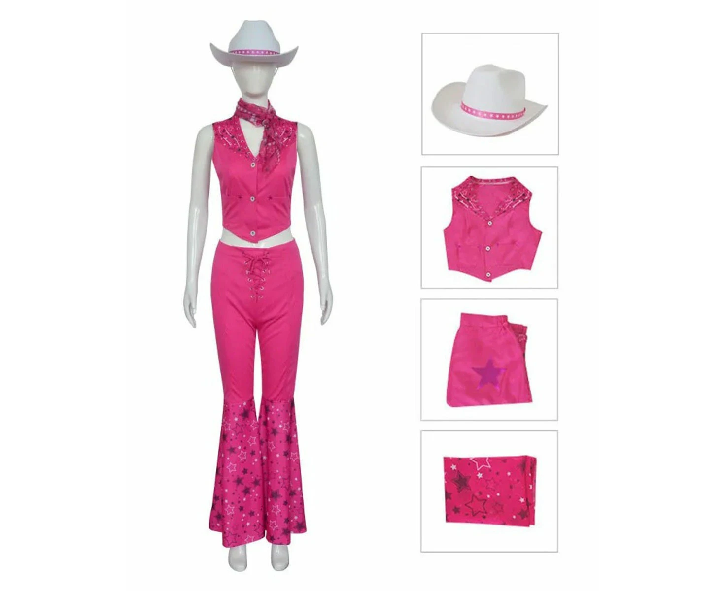 Girls Pink Cowgirl Movie Costume