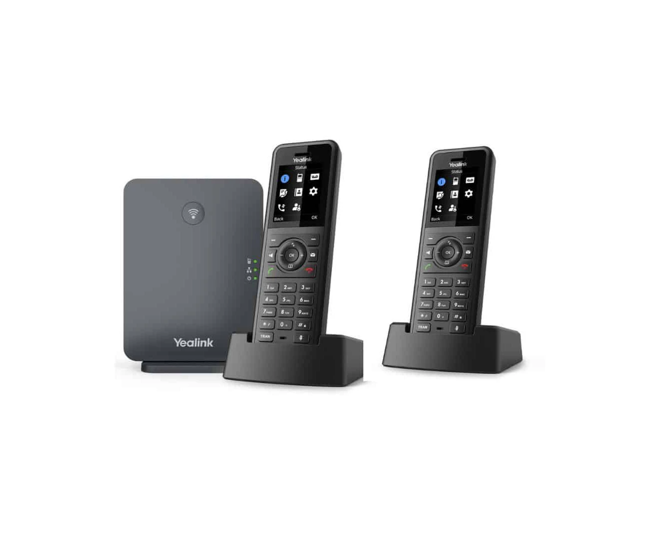 Yealink 1x W57R IP DECT + 1 x W77P Handset Bundle