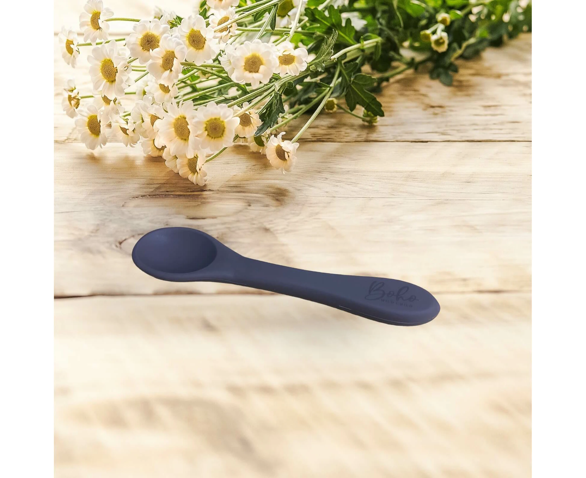 Soft Silicone Baby & Toddler Spoon - Plum