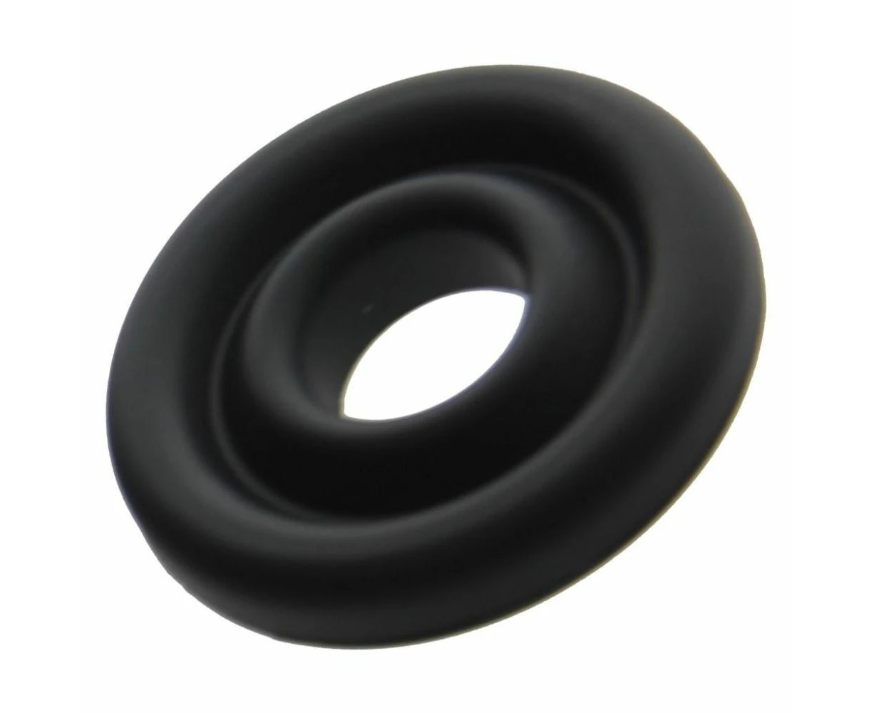 Silicone Donut Cushion Black for Pump Cylinder 1.75in-2.15in Dia