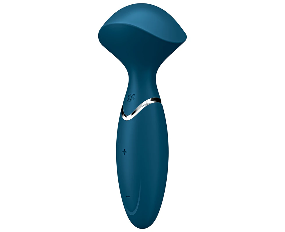 Satisfyer Mini Wand-er - Blue 16 cm USB Rechargeable Massage Wand