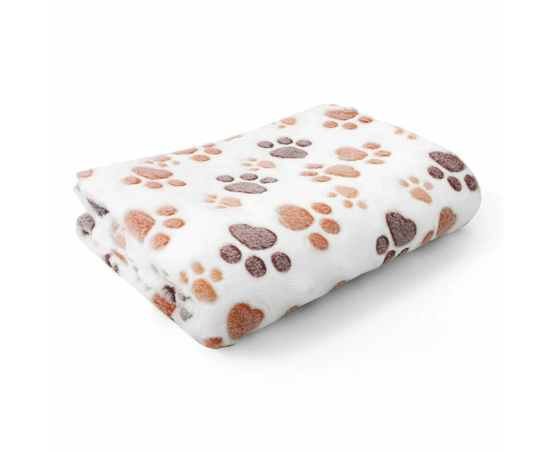 Pets Fleece Soft Blanket White