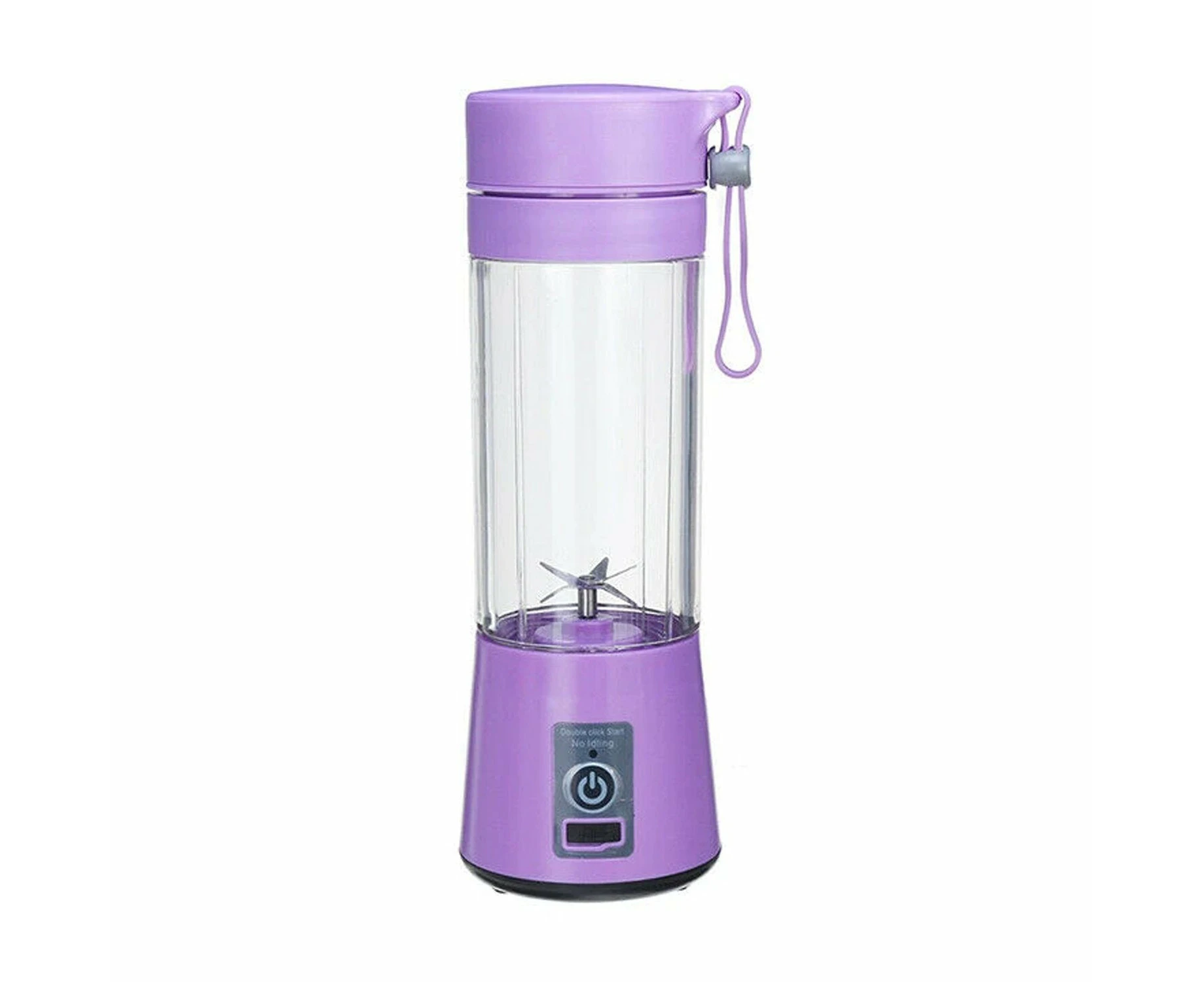 Portable Electric Fruit Juicer Smoothie Maker Blender - Blue