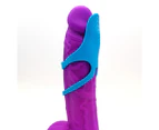 Maia Vibelite Griffin Armour Double Penis Ring - Blue