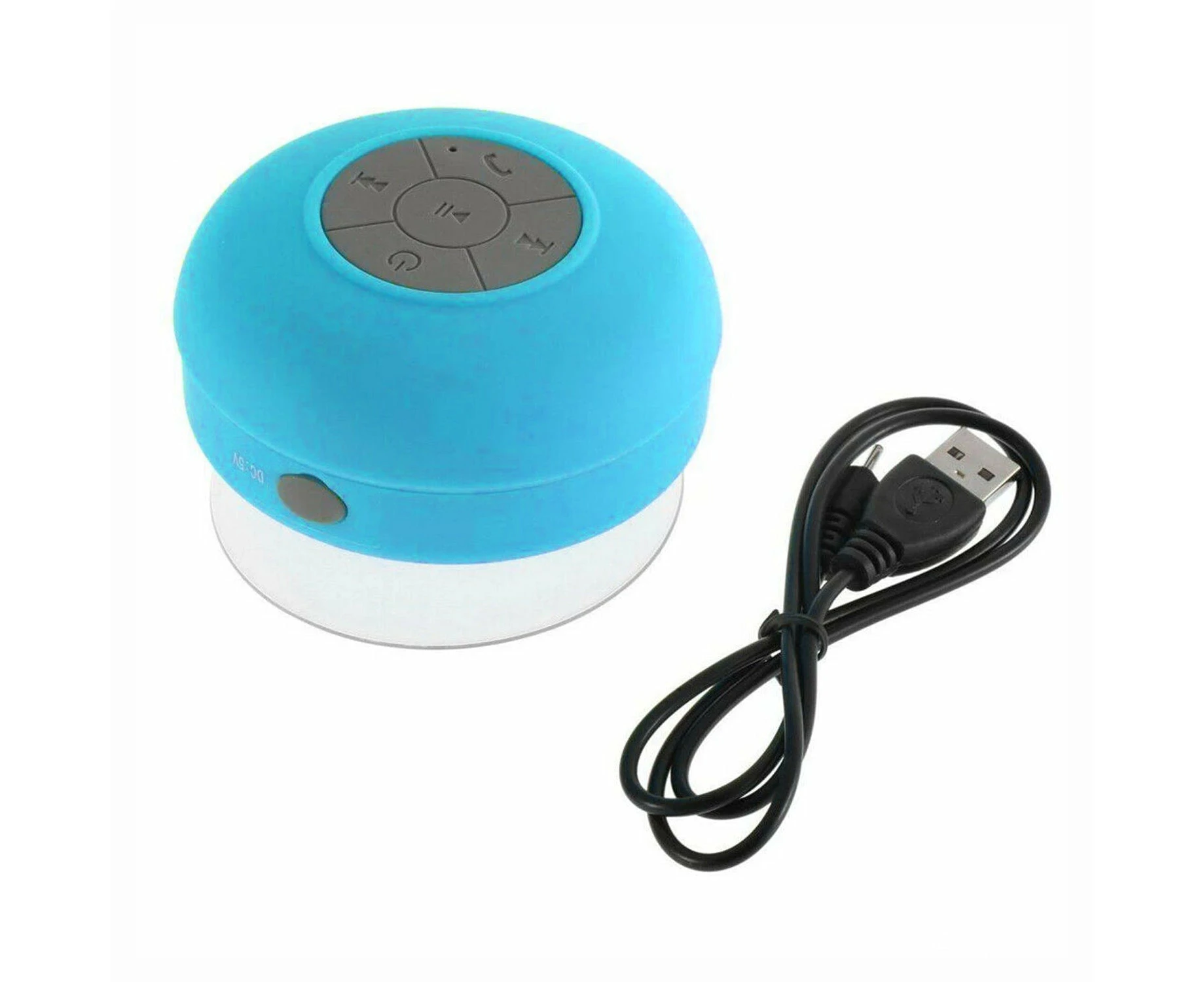 Home Bathroom Cordless Speaker and Mic - Blue