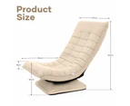 Single Floor Sofa Bed Couch Chair Folding Chaise Lounge Recliner Lounger Seat Bedroom Furniture Adjustable Modern Comfortable