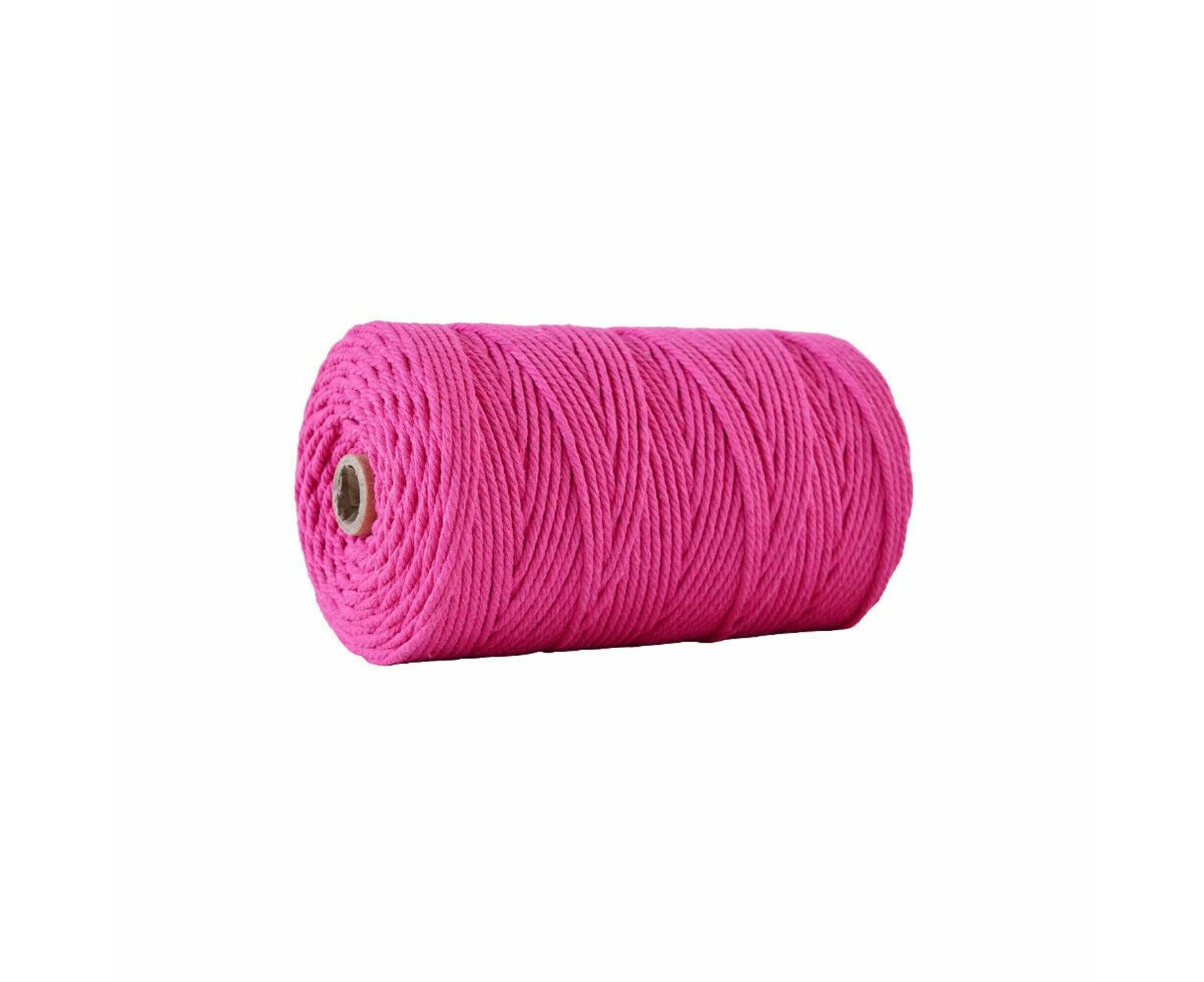 Multipurpose Natural Cotton Artisan Weaving Cord Wire - Rose-3mm/200m