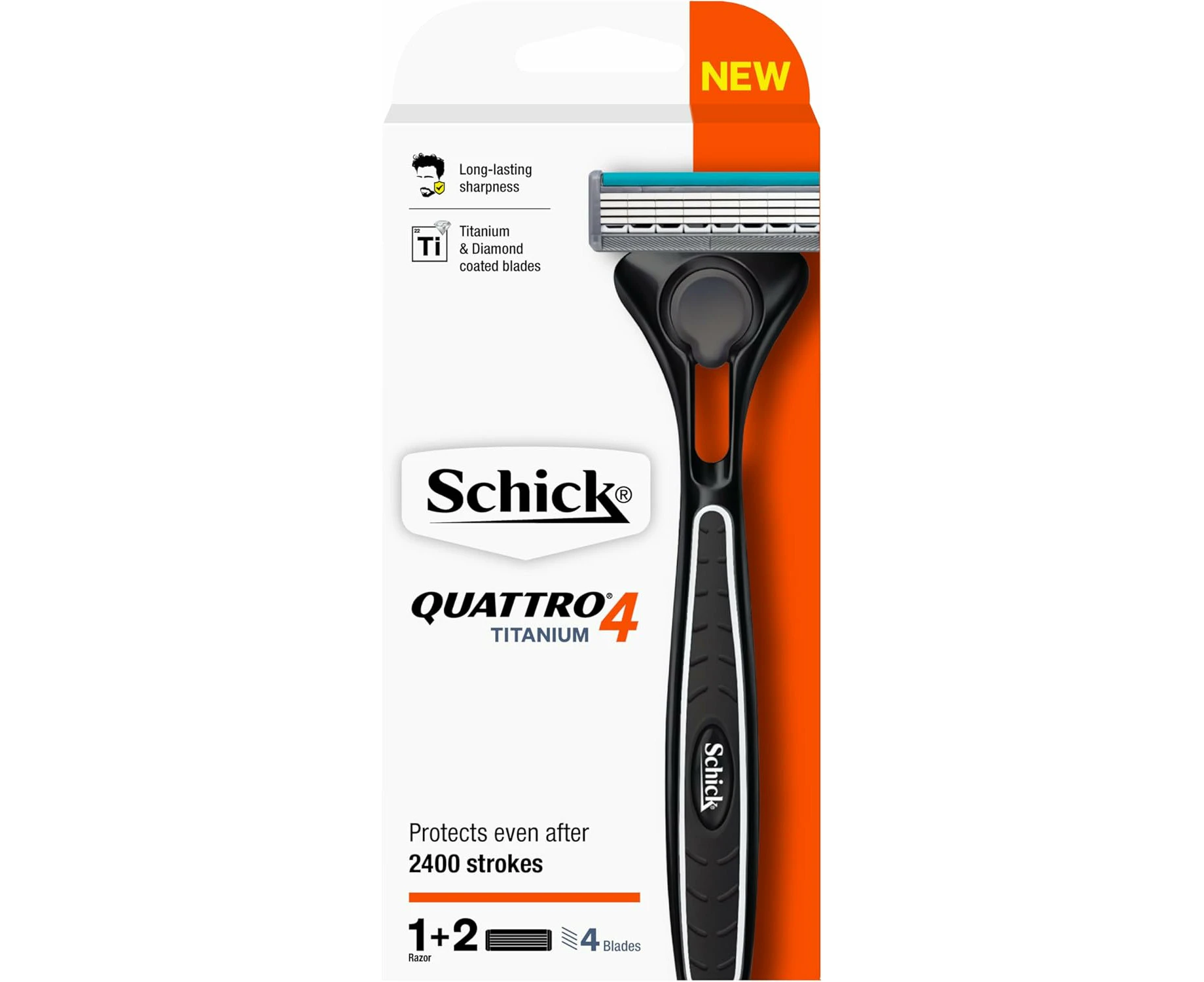 Schick - Quattro Titanium 4 Kit for Men