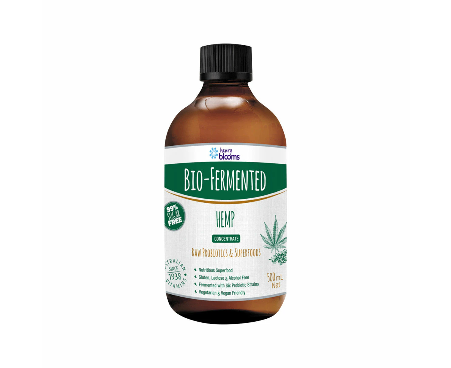 Henry Blooms Bio-Fermented Hemp Concentrate 500ml