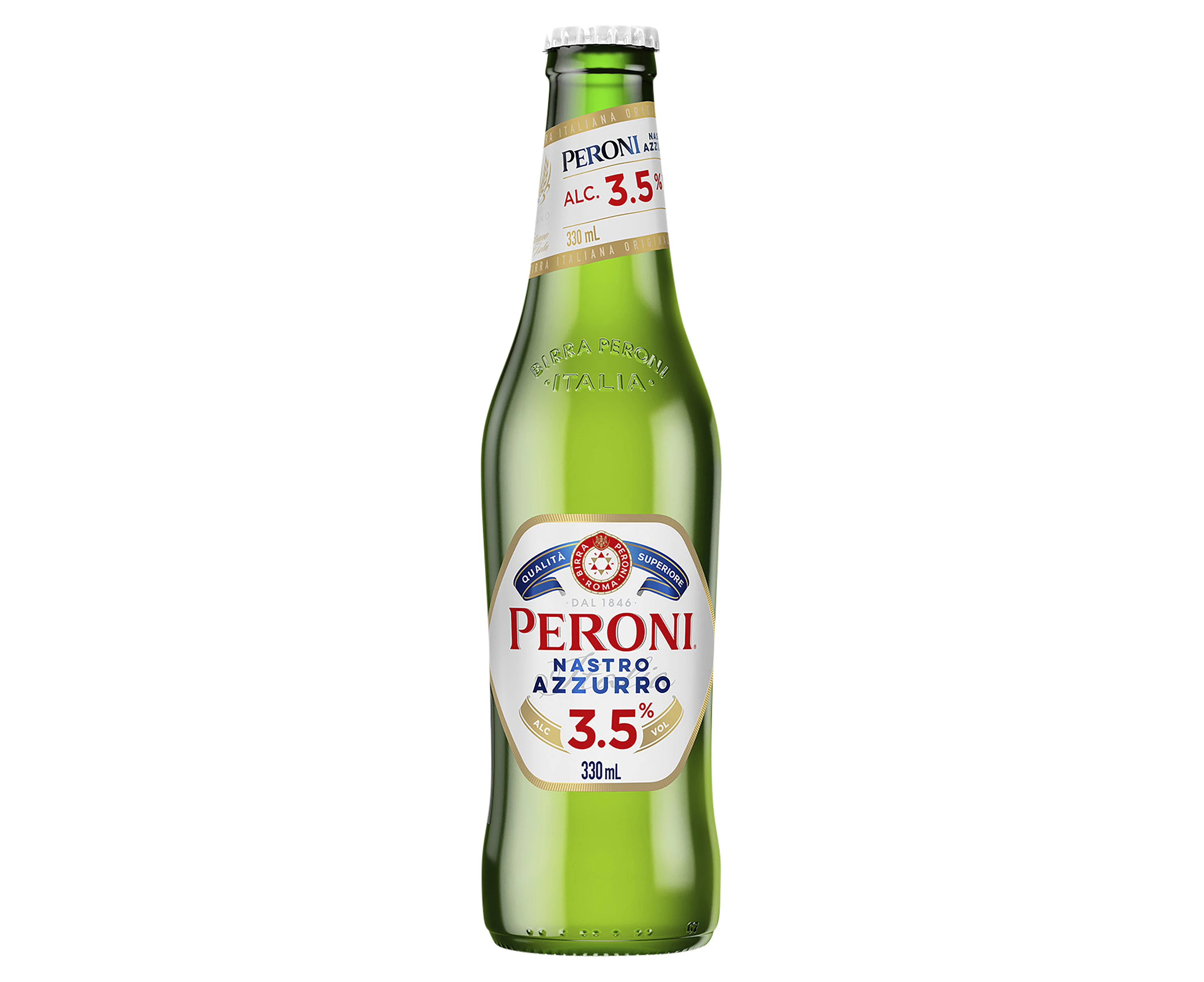 Peroni Nastro Azzurro 3.5% 24 x 330ml Bottles