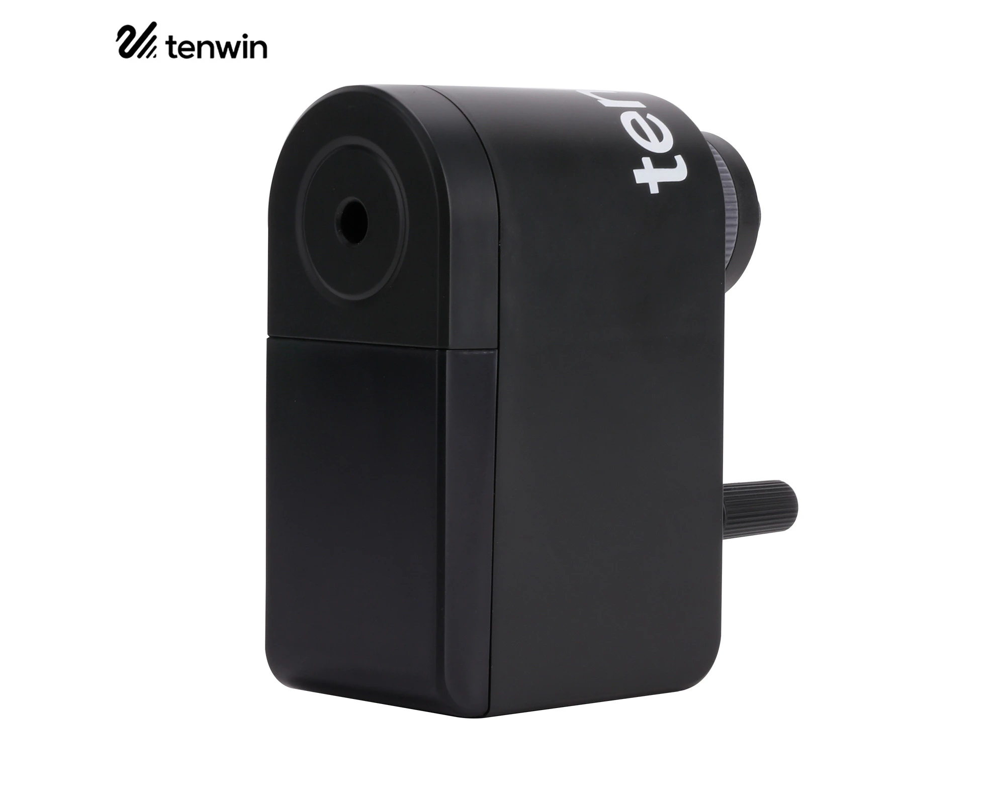 tenwin Manual Pencil Sharpener Hand Crank Pencil Sharpener Adjustable Sharpness for 6.5-8mm Pencil for Students Artists Home School Office Supplies