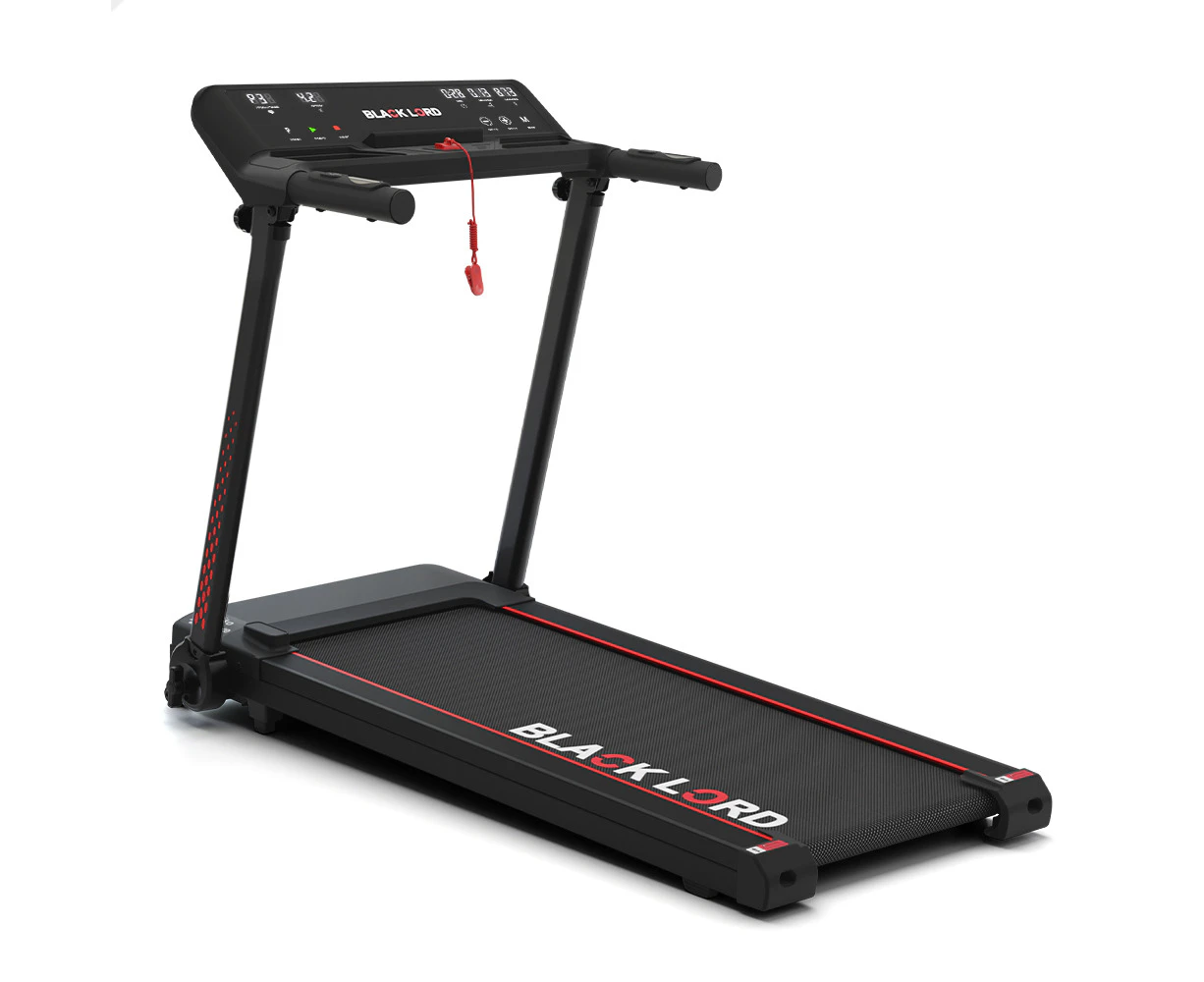 BLACK LORD Treadmill Electric Exercise Foldable Running Machine Home Gym Fitness