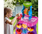 Waterfall Wall Table Water Sand Pit Pool Toys Play Ground Activity Centre Park Beach Backyard Indoor Outdoor Game Playset