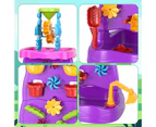 Waterfall Wall Table Water Sand Pit Pool Toys Play Ground Activity Centre Park Beach Backyard Indoor Outdoor Game Playset