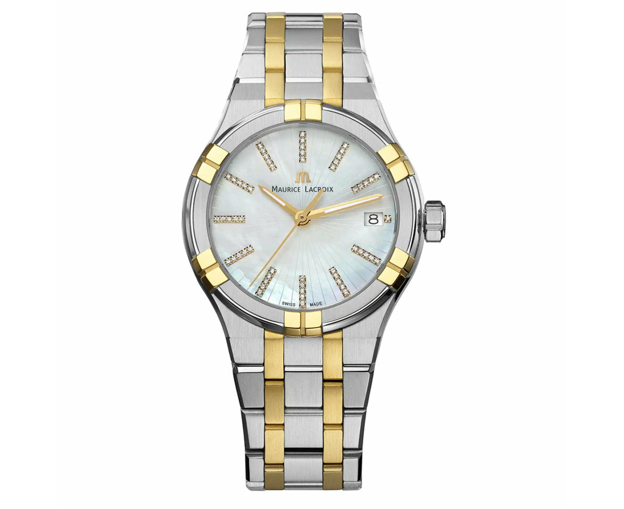 Maurice Lacroix AIKON Quartz 35mm Mother-of-pearl Dial Watch