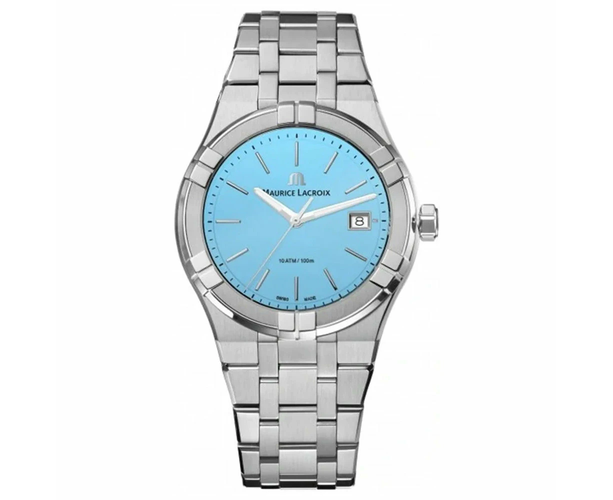 Maurice Lacroix AIKON Quartz 40mm Special Edition Turquoise Diamond Dial Watch