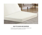 Bedra Foldable Mattress Sherpa Fleece Double Folding Foam Sofa Bed