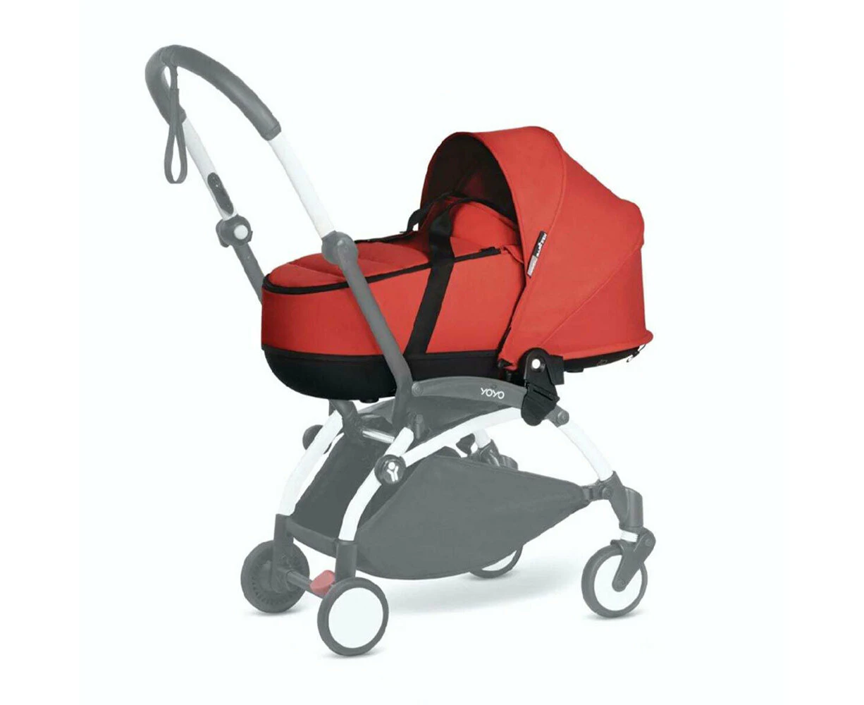 BabyZen Newborn/Baby Yoyo Portable Compact Travel Bassinet w/ Canopy Red 0+