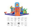 AirMyFun 12 Play Zones Inflatable Trampoline Castle Space Theme Water Slide