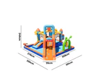 AirMyFun 12 Play Zones Inflatable Trampoline Castle Space Theme Water Slide