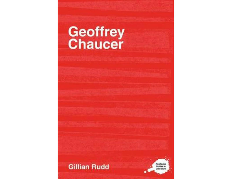 Geoffrey Chaucer by Rudd & G. A. University of Liverpool & UK