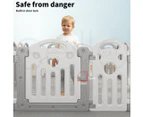 Bopeep Kids Playpen Baby Safety Gate Toddler Fence Child Play Game Toy 18 Panels