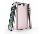 For iPhone SE 5G (2022), SE (2020) / 8 / 7, 6 & 6S Case, Rose Gold Armor Slim Protective Cover