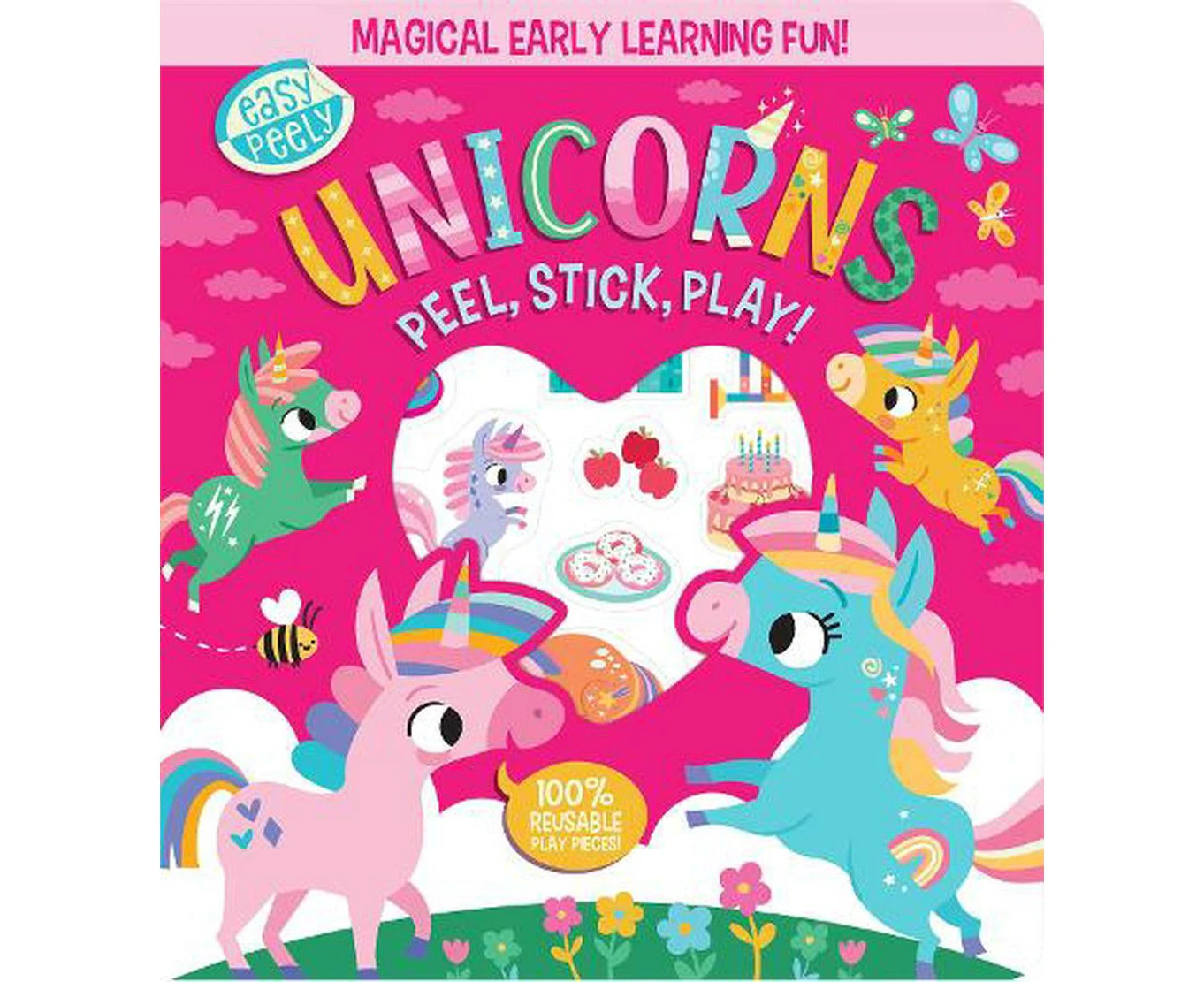 Easy Peely Unicorns - Peel, Stick, Play!