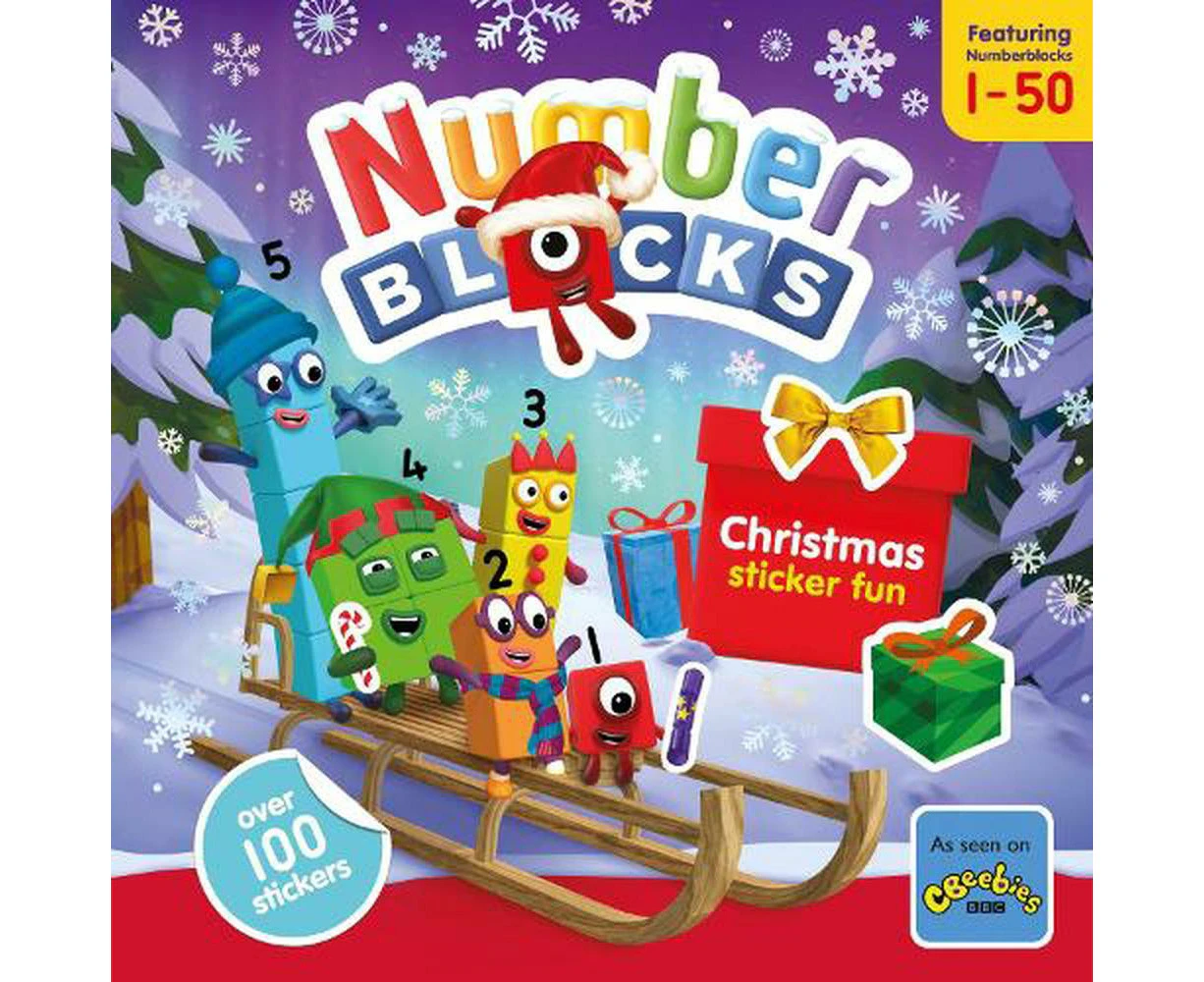 Numberblocks Christmas Sticker Fun