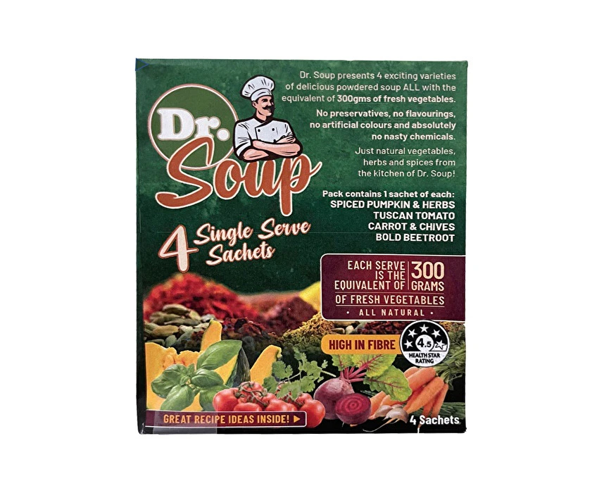 Celllogic CellLogic Dr. Soup Mixed Sachets (4 Flavours) 30g x 4 Pack (c