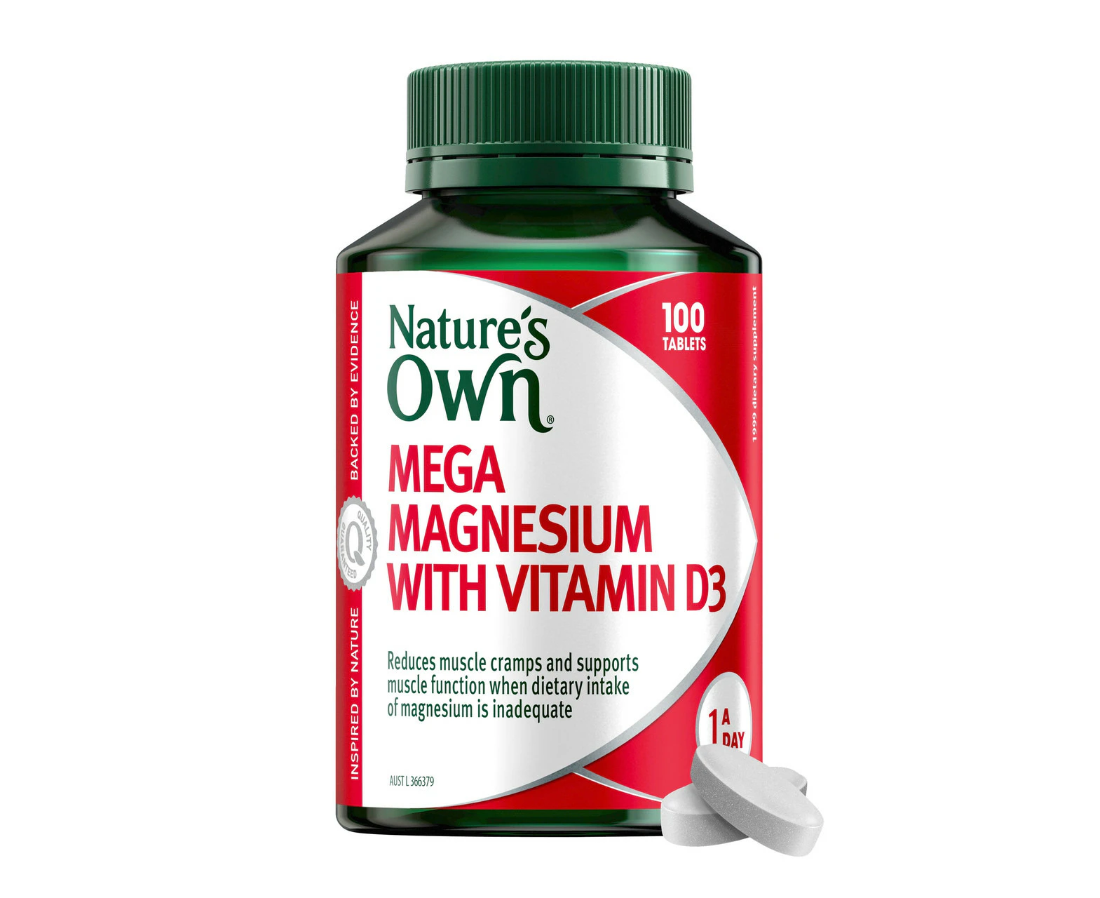 Nature's Own Mega Magnesium with Vitamin D3