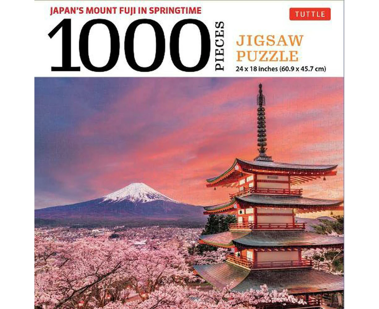 Japan's Mount Fuji in Springtime- 1000 Piece Jigsaw Puzzle