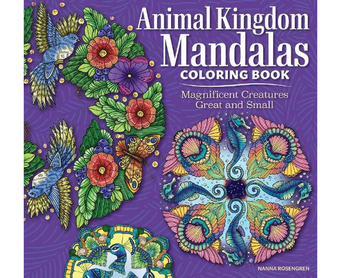 Animal Kingdom Mandalas Coloring Book