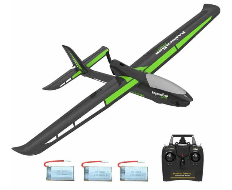 Ranger 600 RC Airplane - 4-Channel, 40 Min Flight, Dual Batteries, Beginner Friendly - with two batteries