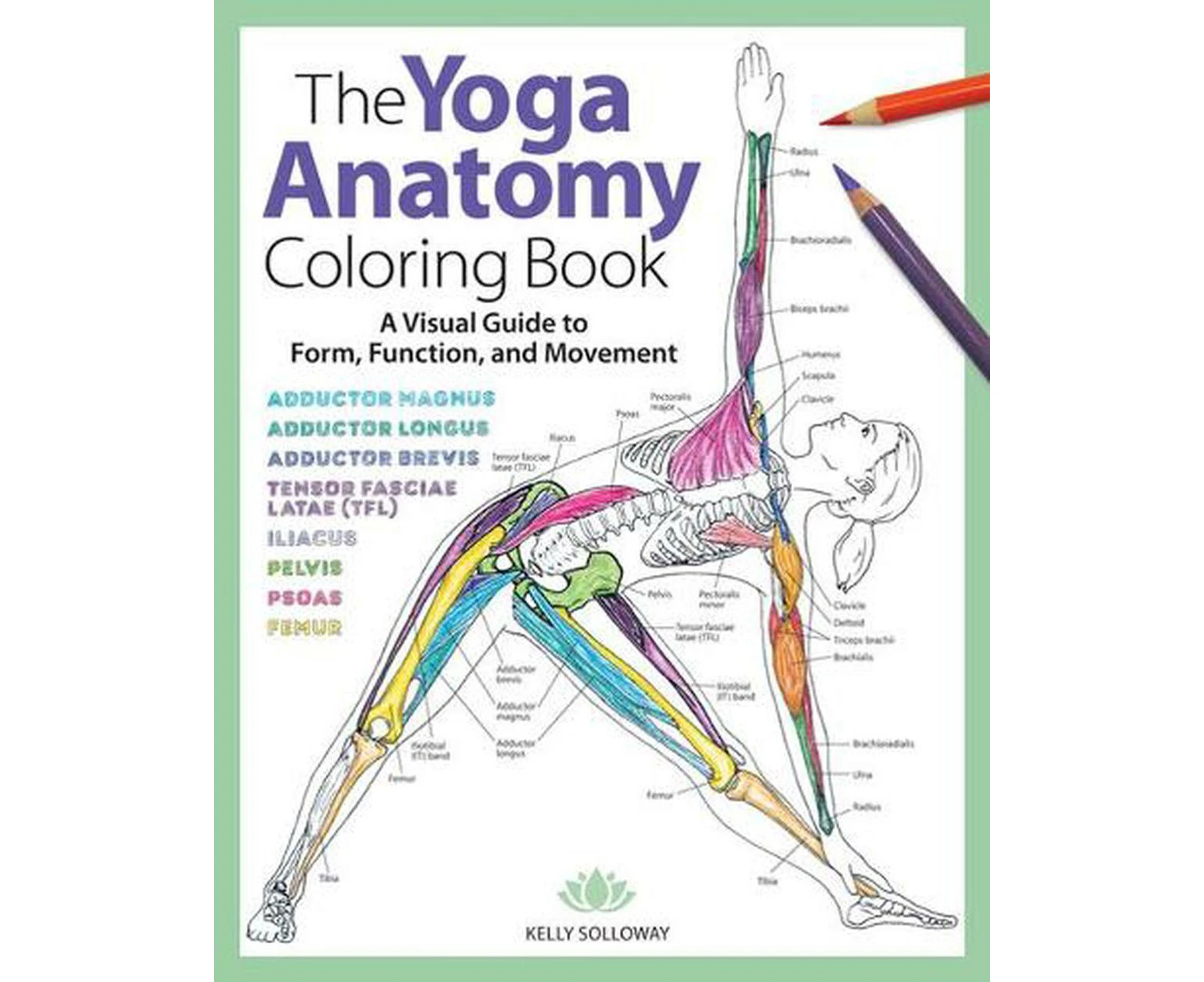 The Yoga Anatomy Coloring Book