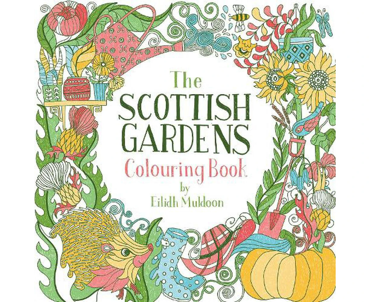 The Scottish Gardens Colouring Book