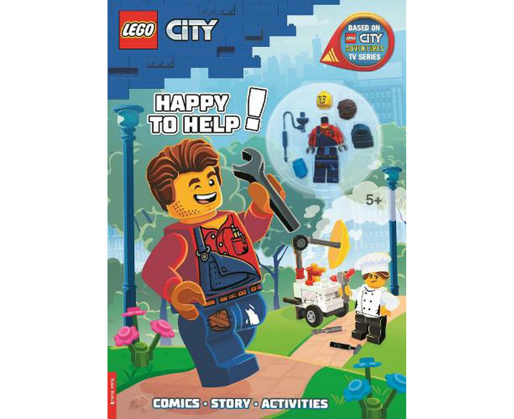 LEGO City: Happy to Help! Activity Book (with Harl Hubbs minifigure)