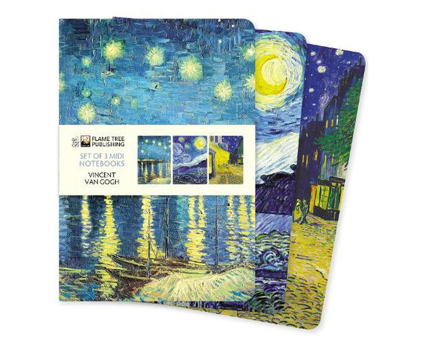 Vincent van Gogh Set of 3 Midi Notebooks