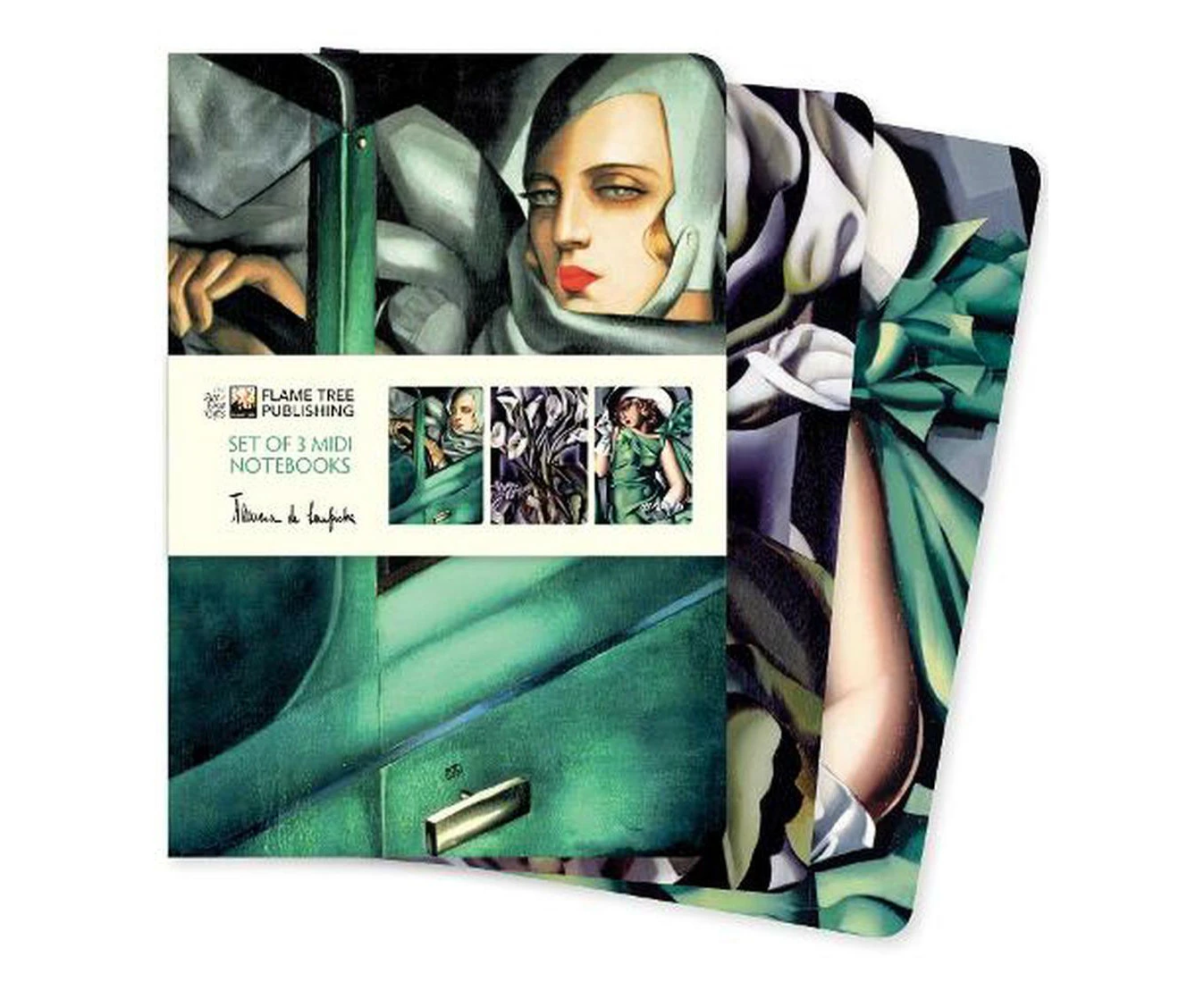 Tamara de Lempicka Set of 3 Midi Notebooks