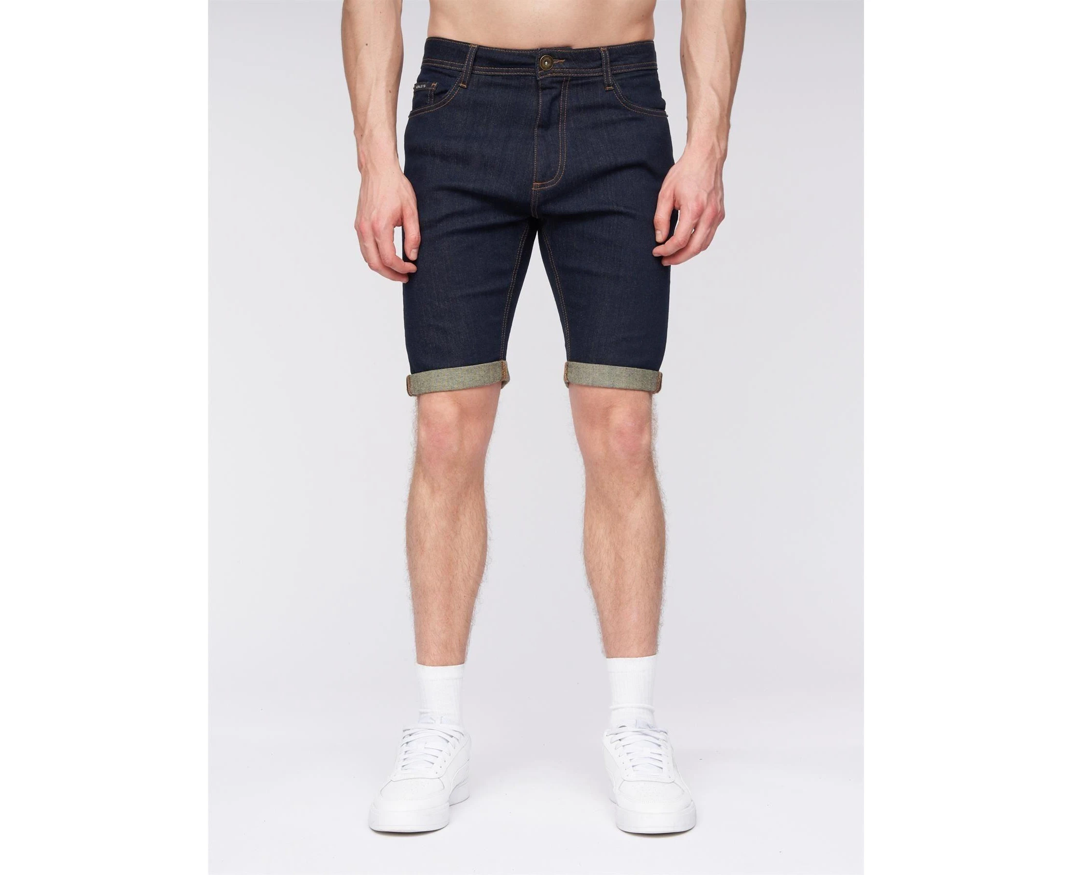 Henleys Mens Flex Denim Shorts (Raw) - BG1540