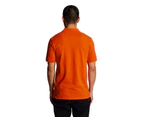 Lyle & Scott Mens Plain Polo Shirt (Tangerine Tango) - LS114