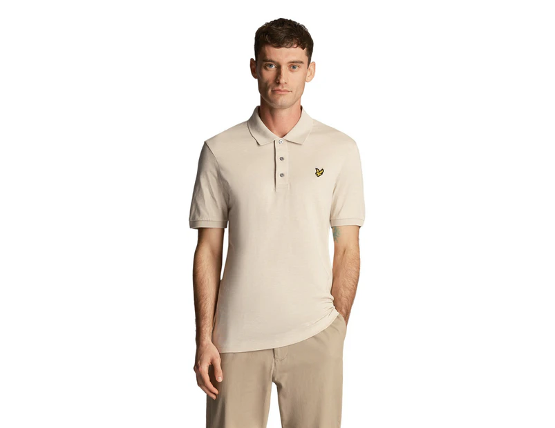 Lyle & Scott Mens Slub Polo Shirt (Cove) - LS303