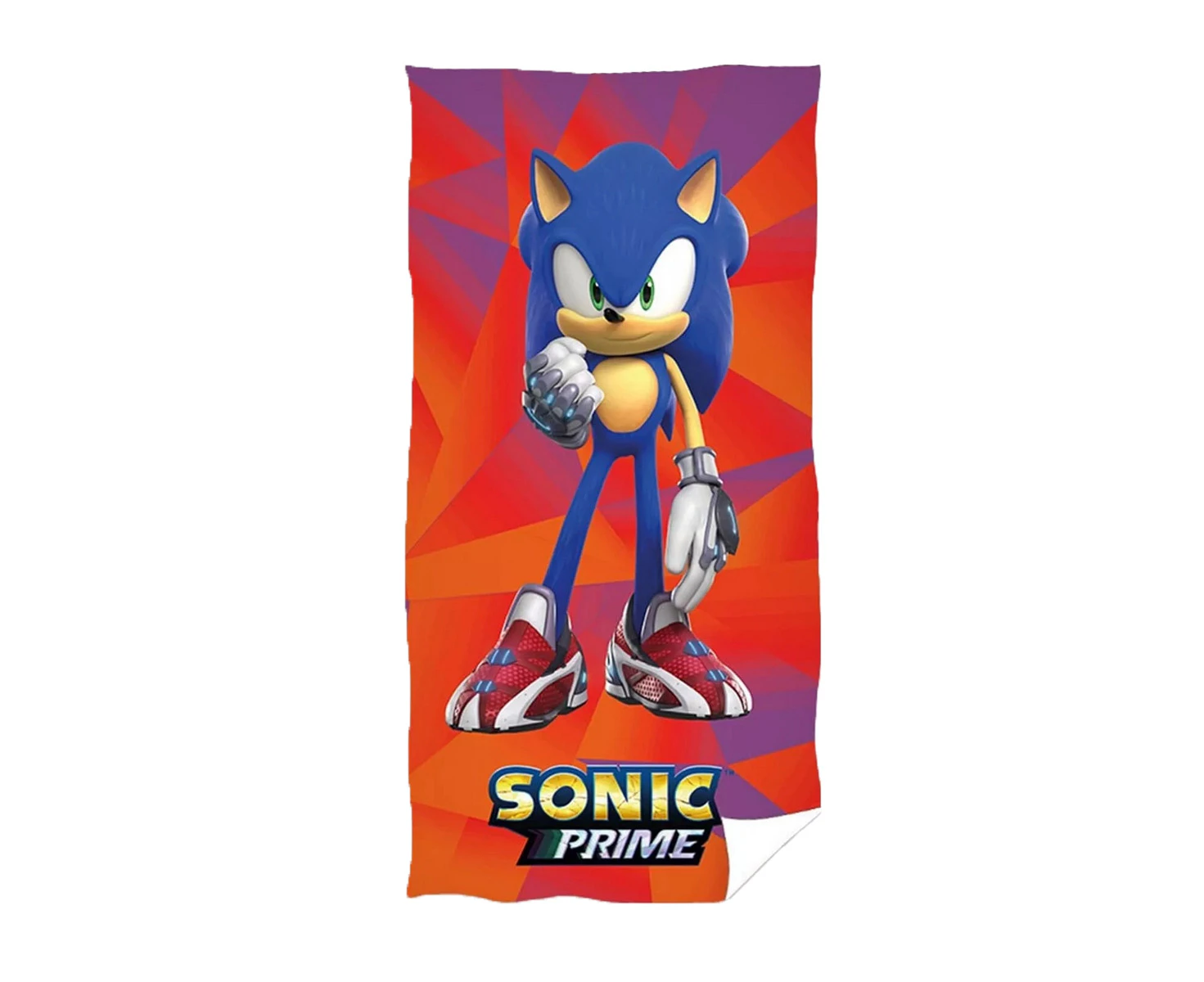 Sonic Prime Cotton Beach Towel (Multicoloured) - AG3583