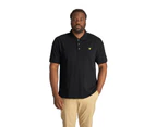 Lyle & Scott Mens Plain Plus Polo Shirt (Jet Black) - LS208