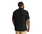 Lyle & Scott Mens Plain Plus Polo Shirt (Jet Black) - LS208