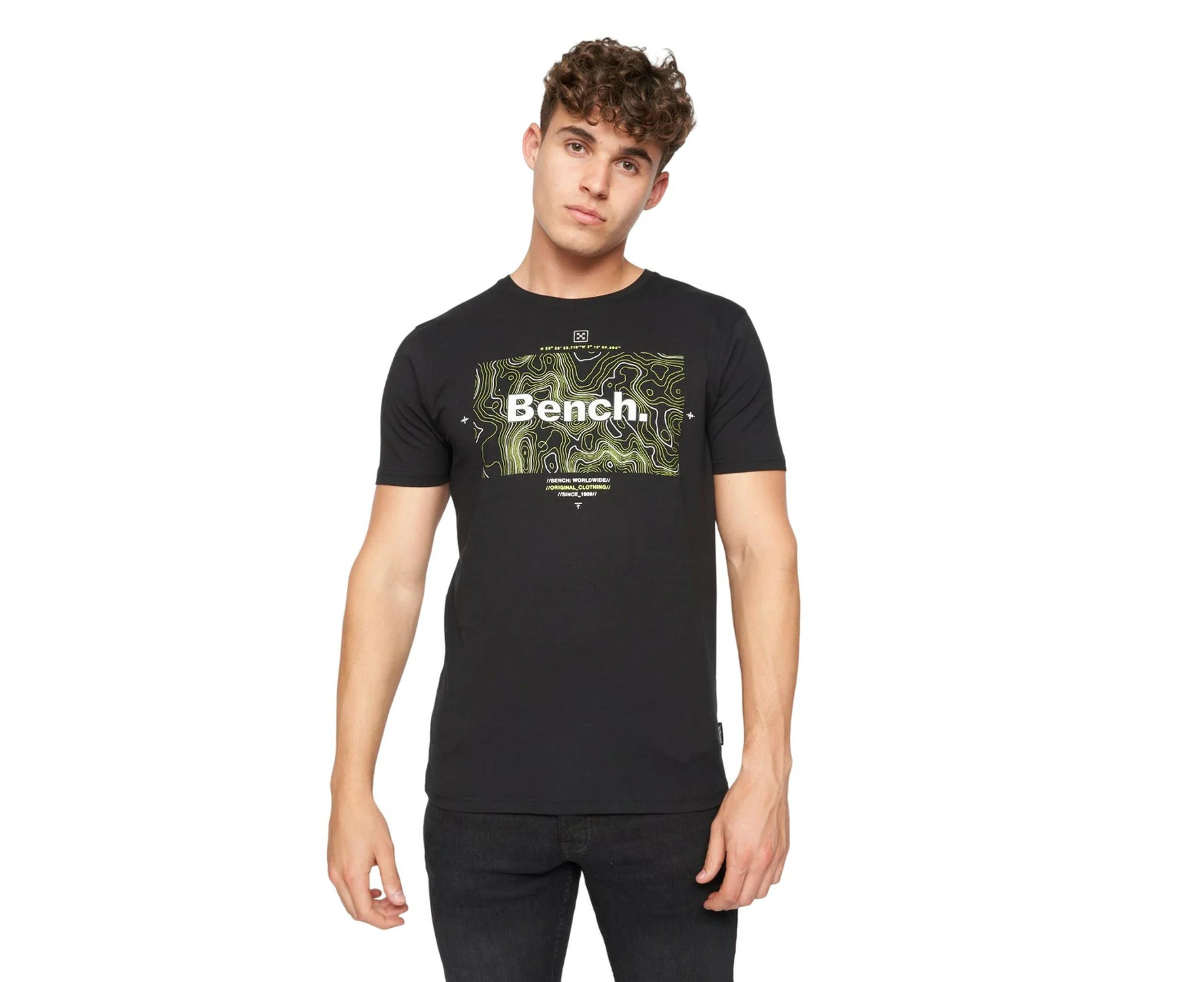 Bench Mens Hawes T-Shirt (Black) - BG1575