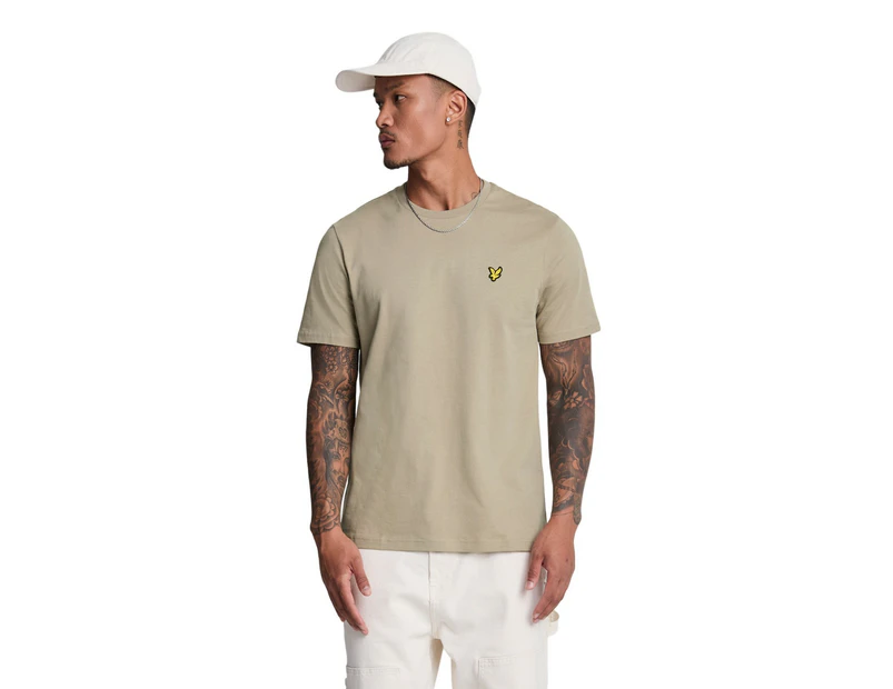 Lyle & Scott Mens Plain T-Shirt (Sage Uniform) - LS312